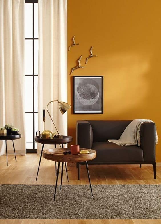 Room colour inspiration and guide for colour combination design for living room & bedroom
