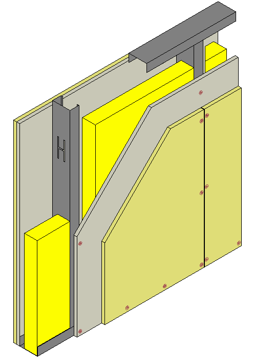 122mm SB-SB acoustics-board for drywall design