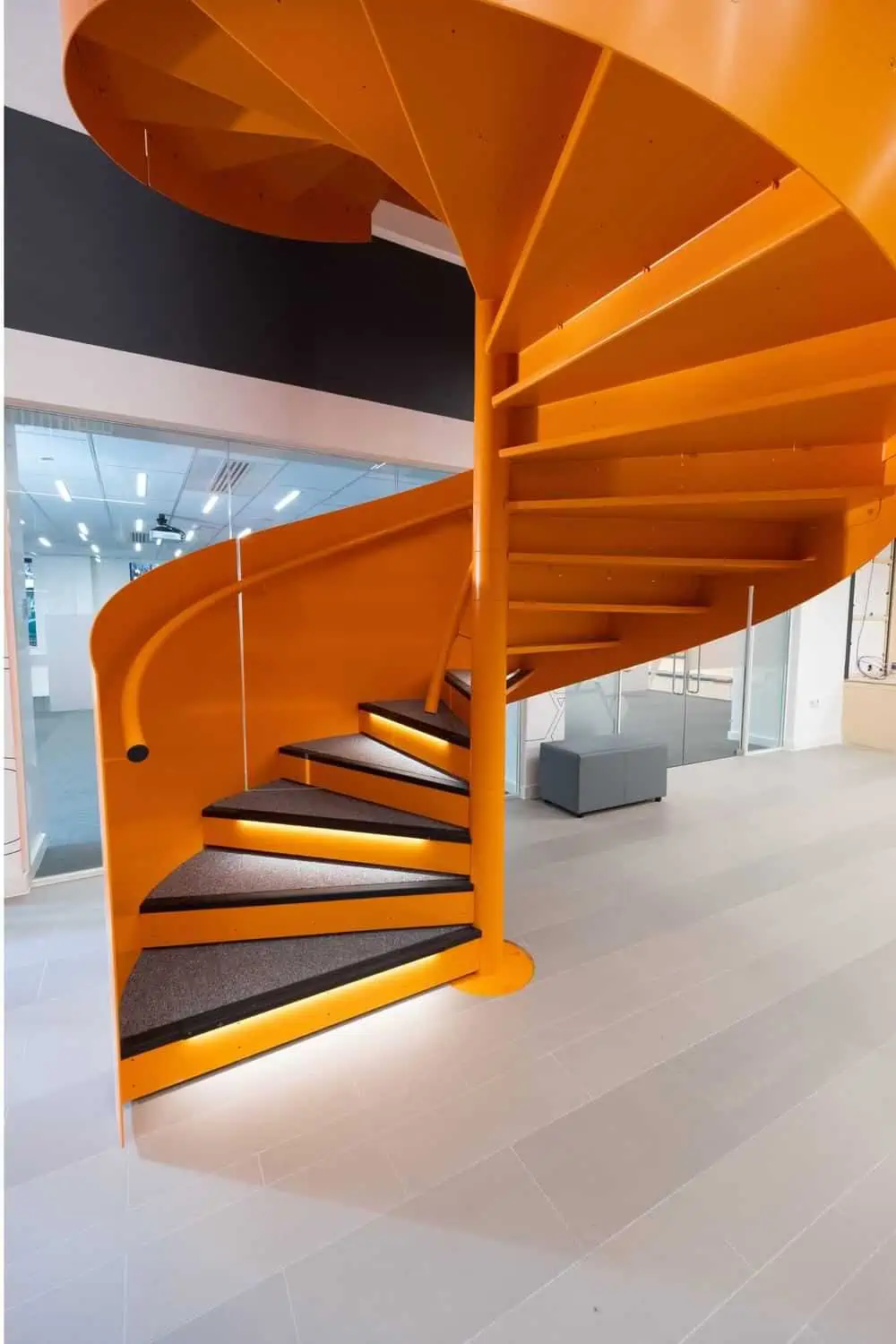 steel staircases for official spaces