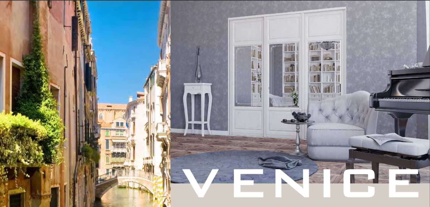 Venice classical wardrobe doors from Aristo