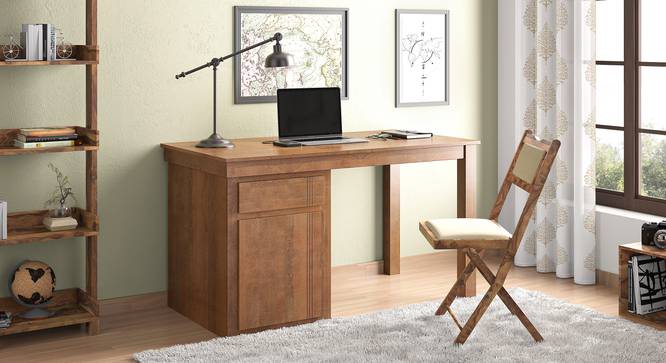 Spacious Study Table Design With Modern Amenities