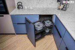 hafele kitchen storage solutions and fittings & accessories for functional and modern drawers design