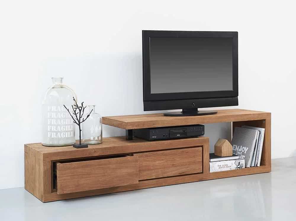 wooden TV table