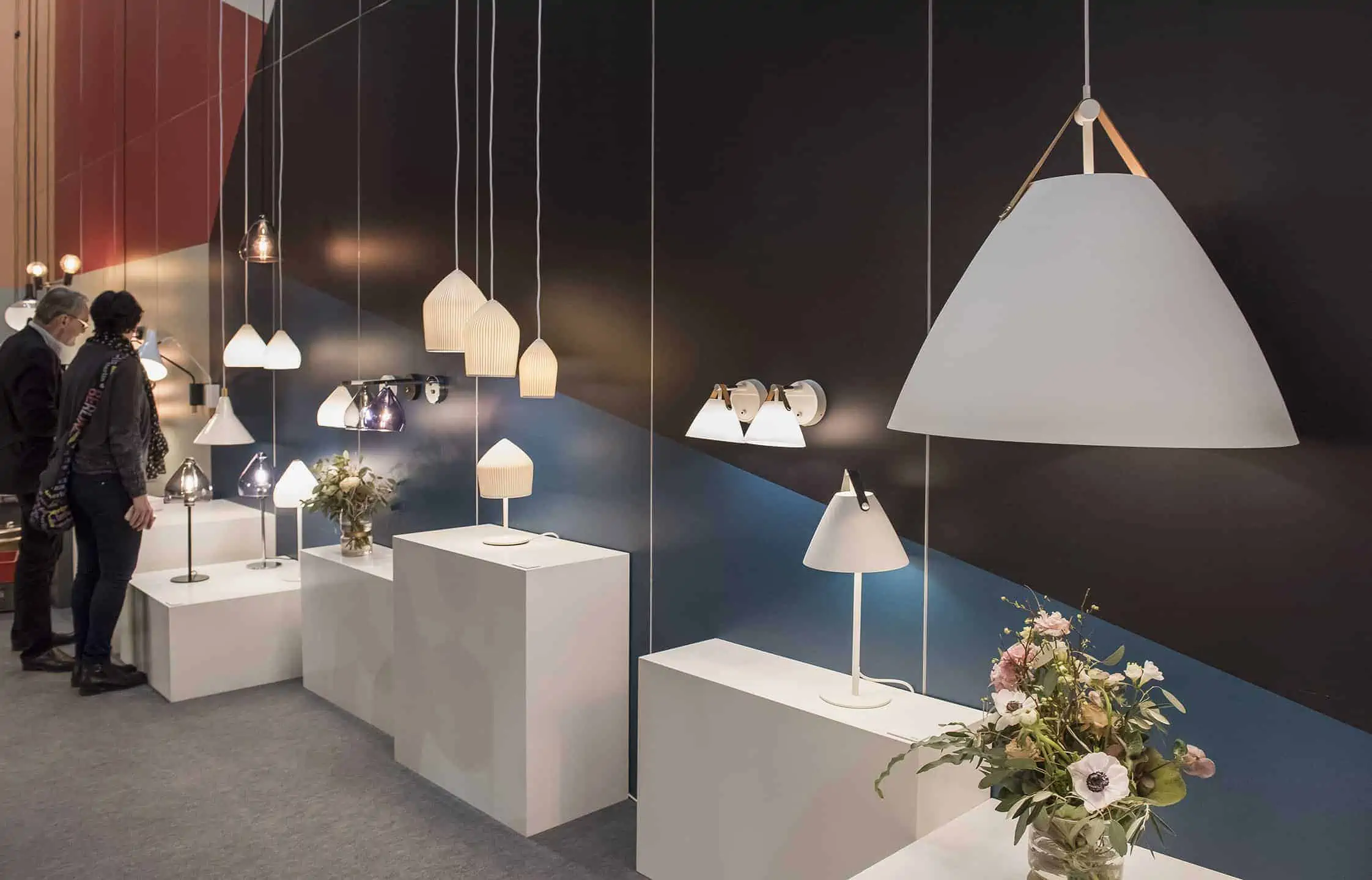 lighting display at Light + building messe frankfurt