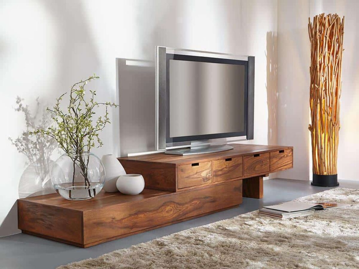 DECO INDIA Wall Mount TV Unit TV Stand Wall Set Top Box Stand TV Cabinet  TV