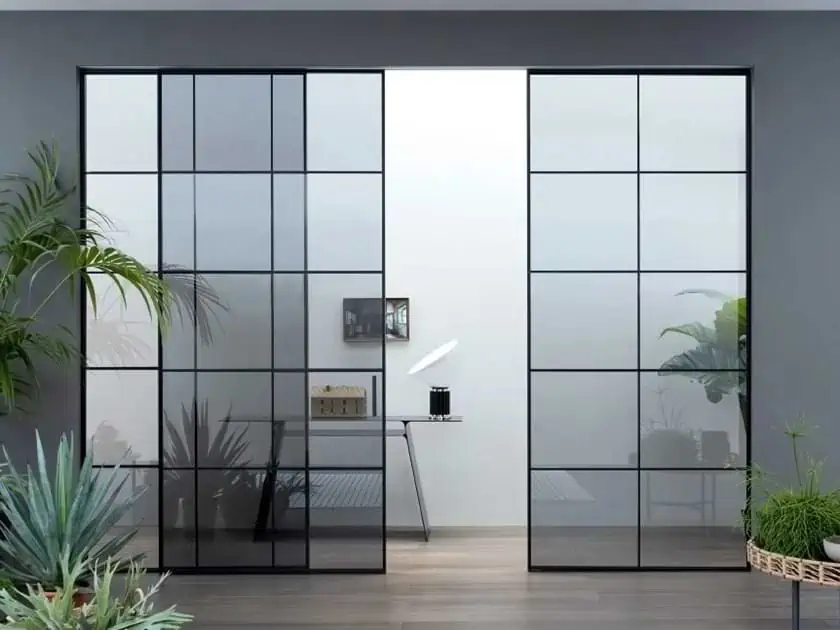 latest sliding glass door designs for bathroom, wardrobe etc from top brands in India