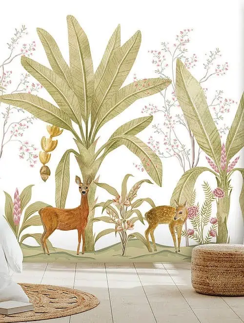 animal inspired hall wall sticker