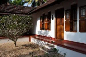 Backyard of the farmhouse