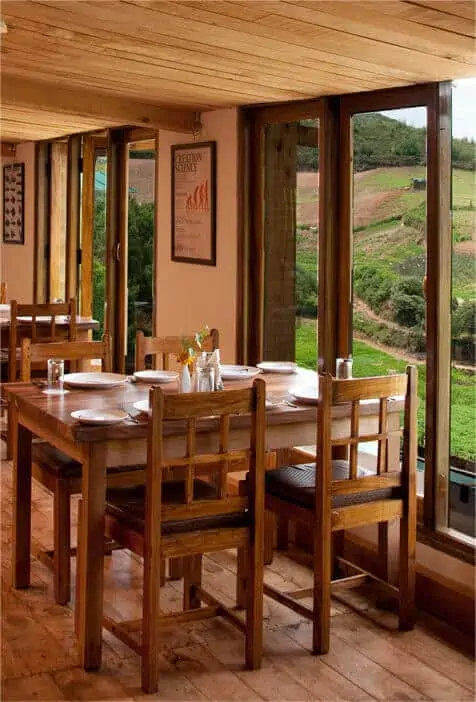 Dinning area of destiny farmstay