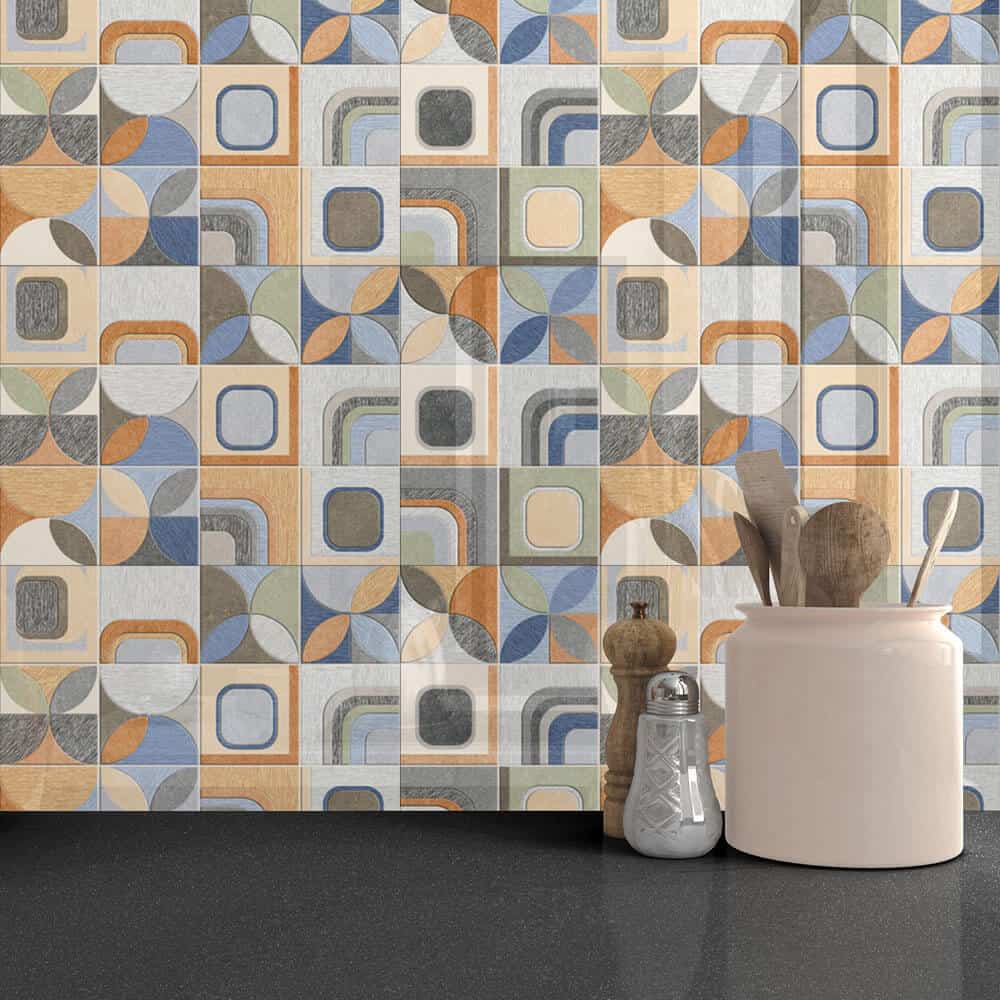 H & R Johnson Crisil Auric Kitchen Wall Tiles design