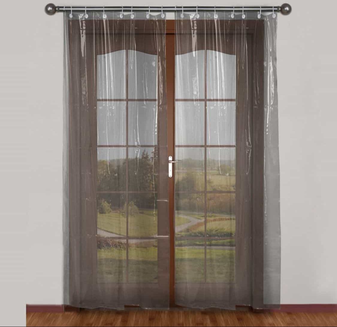 Acrylic curtain for door