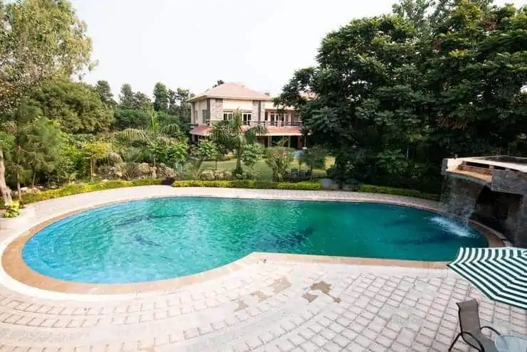 Swimming pool of farmhouse