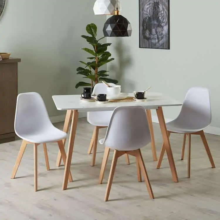 white top furniture, light brown wooden frame, living room setting