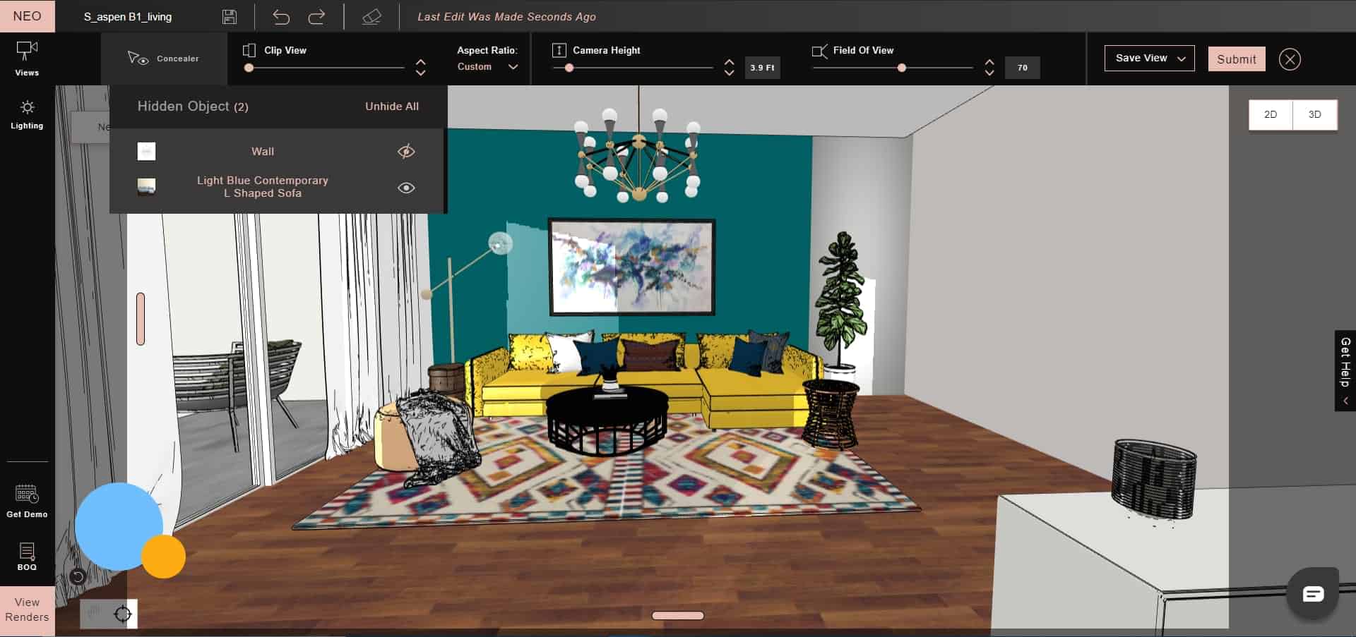 Home designer software best for 3d plan rendering for home living room interiors