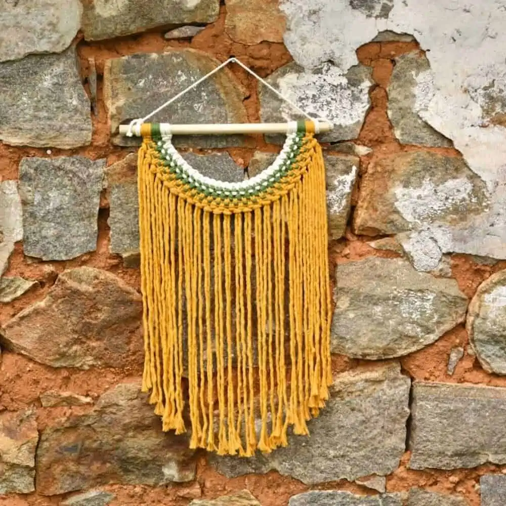 Macrame Boho Wall Hanging Decor Craft ideas