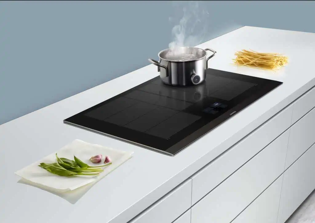 induction gas hobs, Siemens 60 cm flexInduction hob in black ceramic glass finish