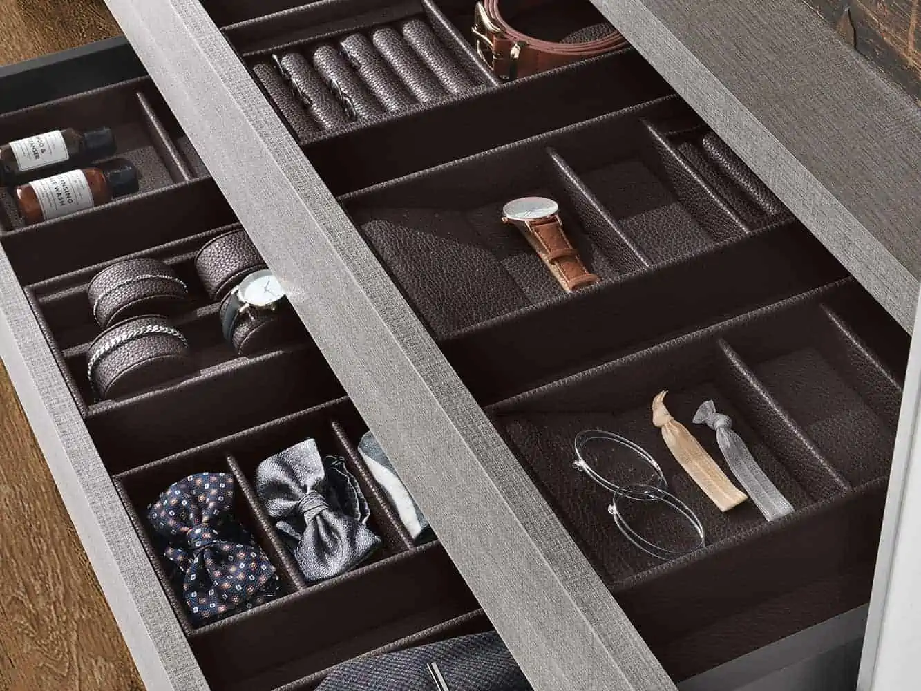 EXCESSORIES - PULL-OUT Metal shoe rack for drawer