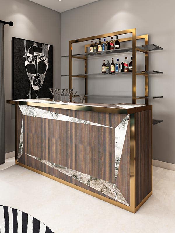 in home bar setup design idea