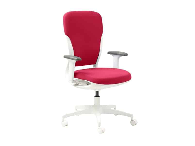 Godrej Interio Motion High Back Office chair in red and white
