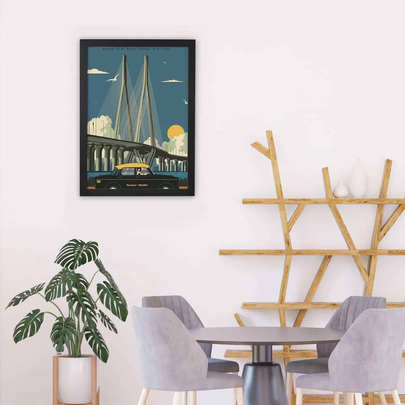 Mumbai sealink poster