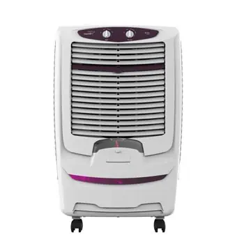 V Gaurd desert cooler in white and purple accent