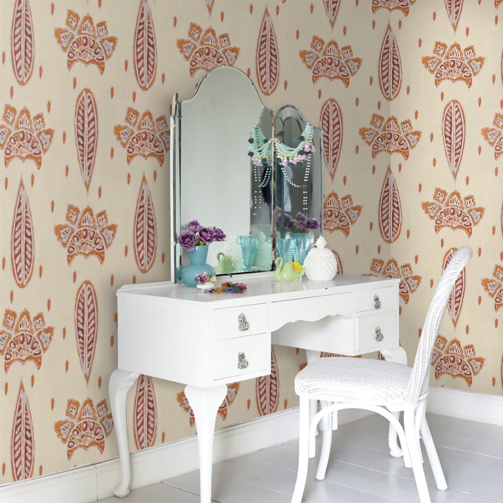 Batik print wallpaper from mind the gap