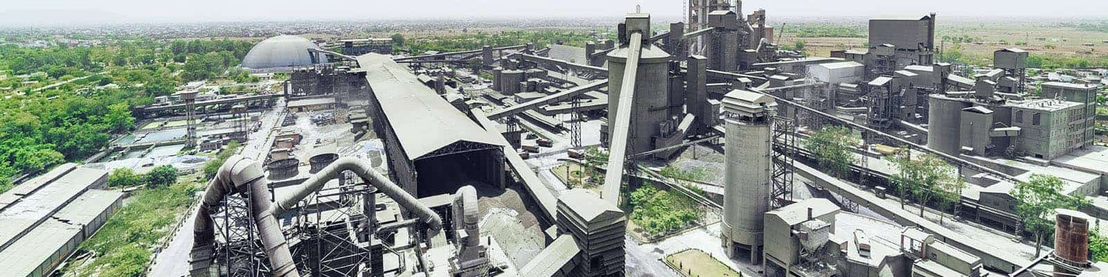 Birla Corporation Limited plant in dark gray