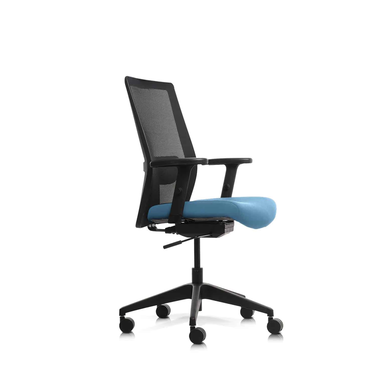 WFH Wipro cool blue cu،on ergonomic chair for office