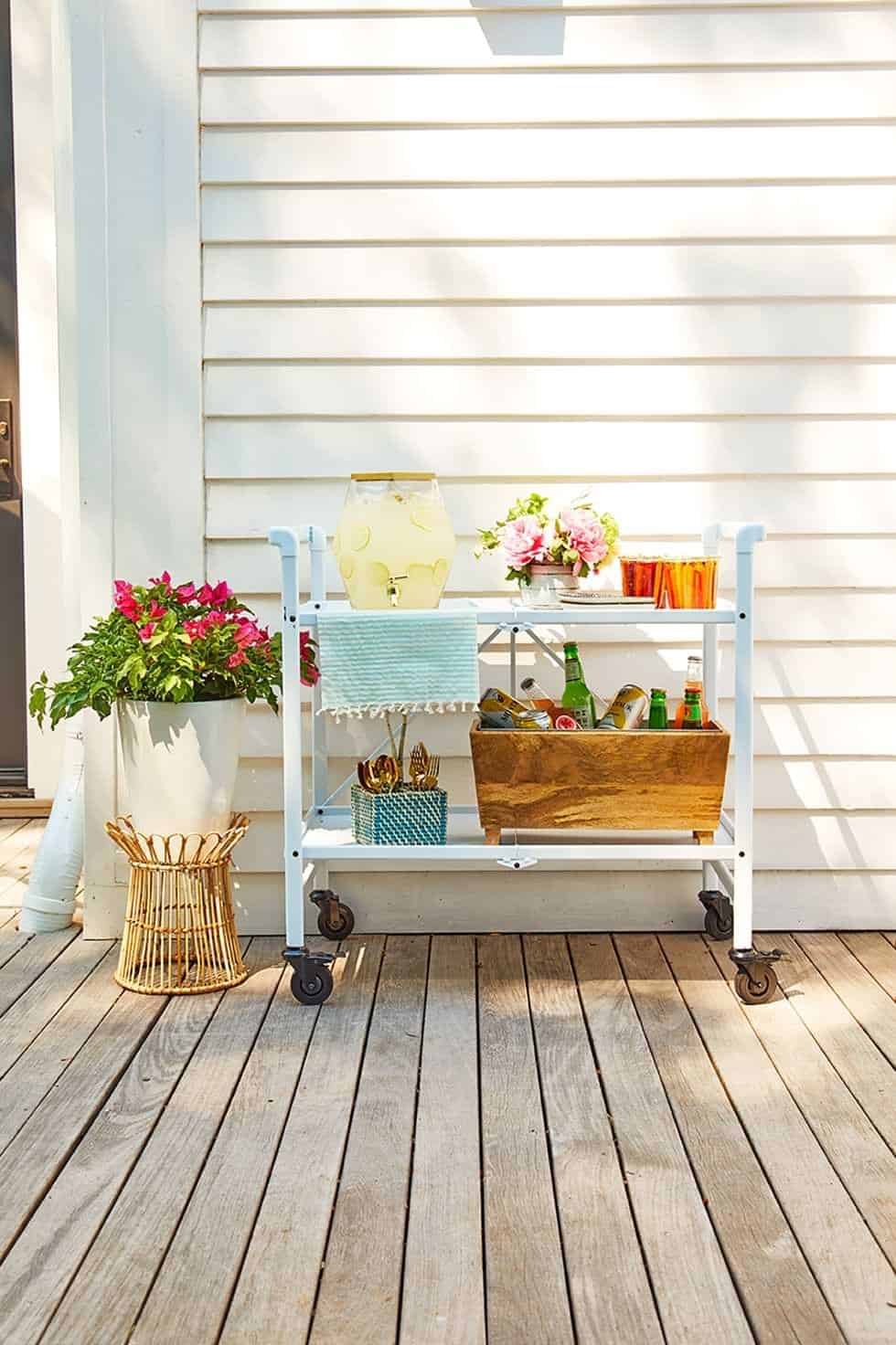 Portable balcony bar