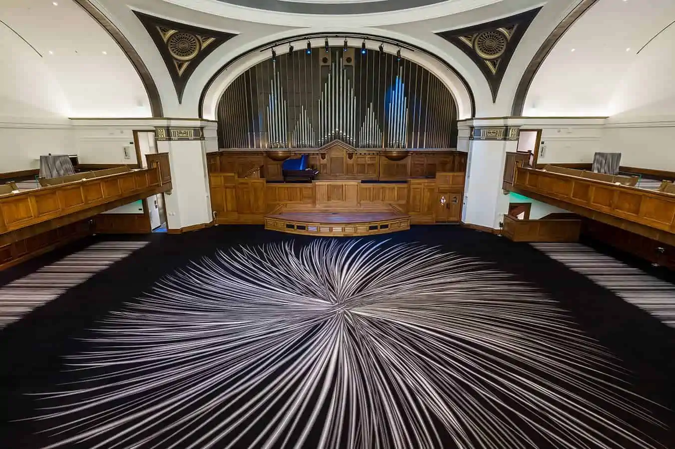 stunning black rug with beautiful patterns