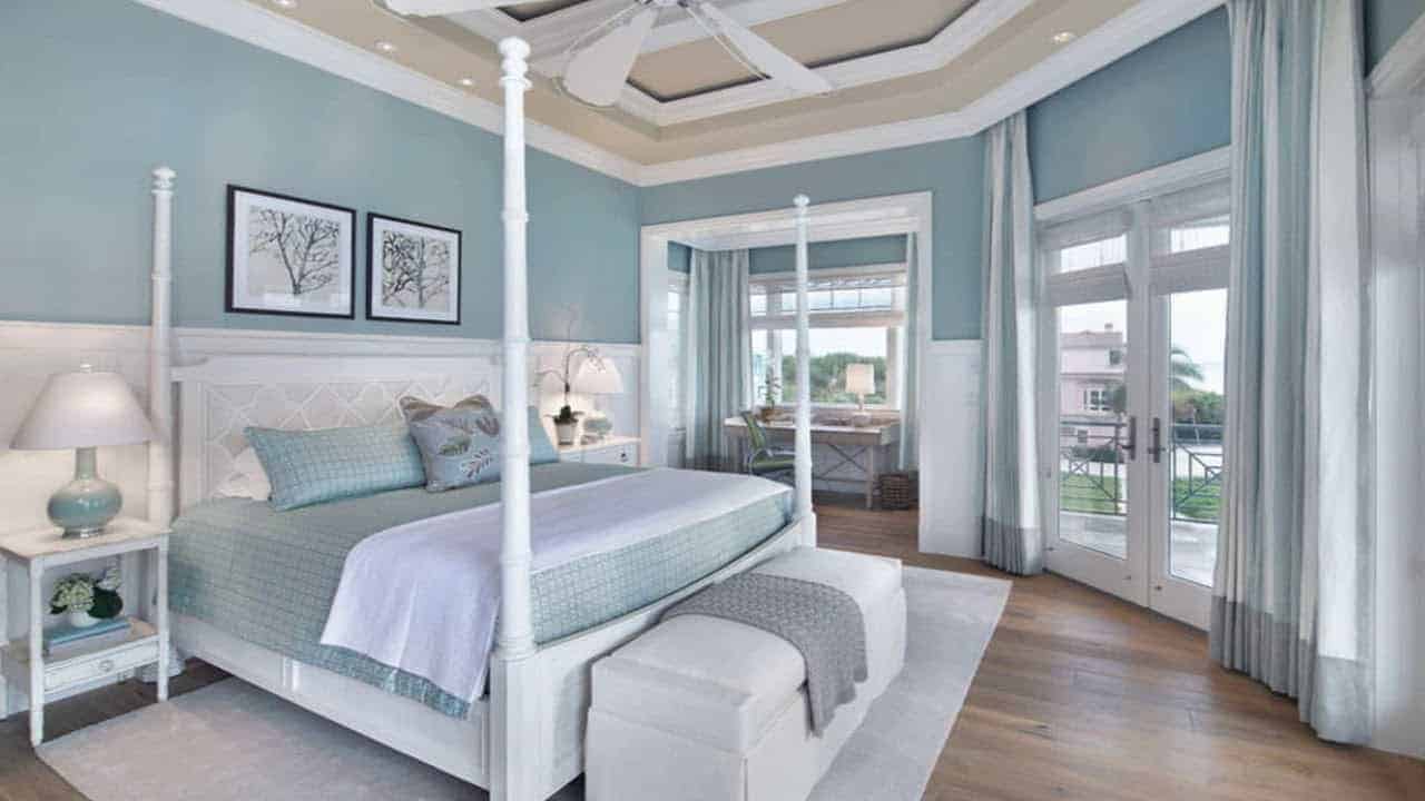 bedroom colour blue