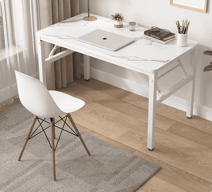 chair, laptop desk, white colour, study desk