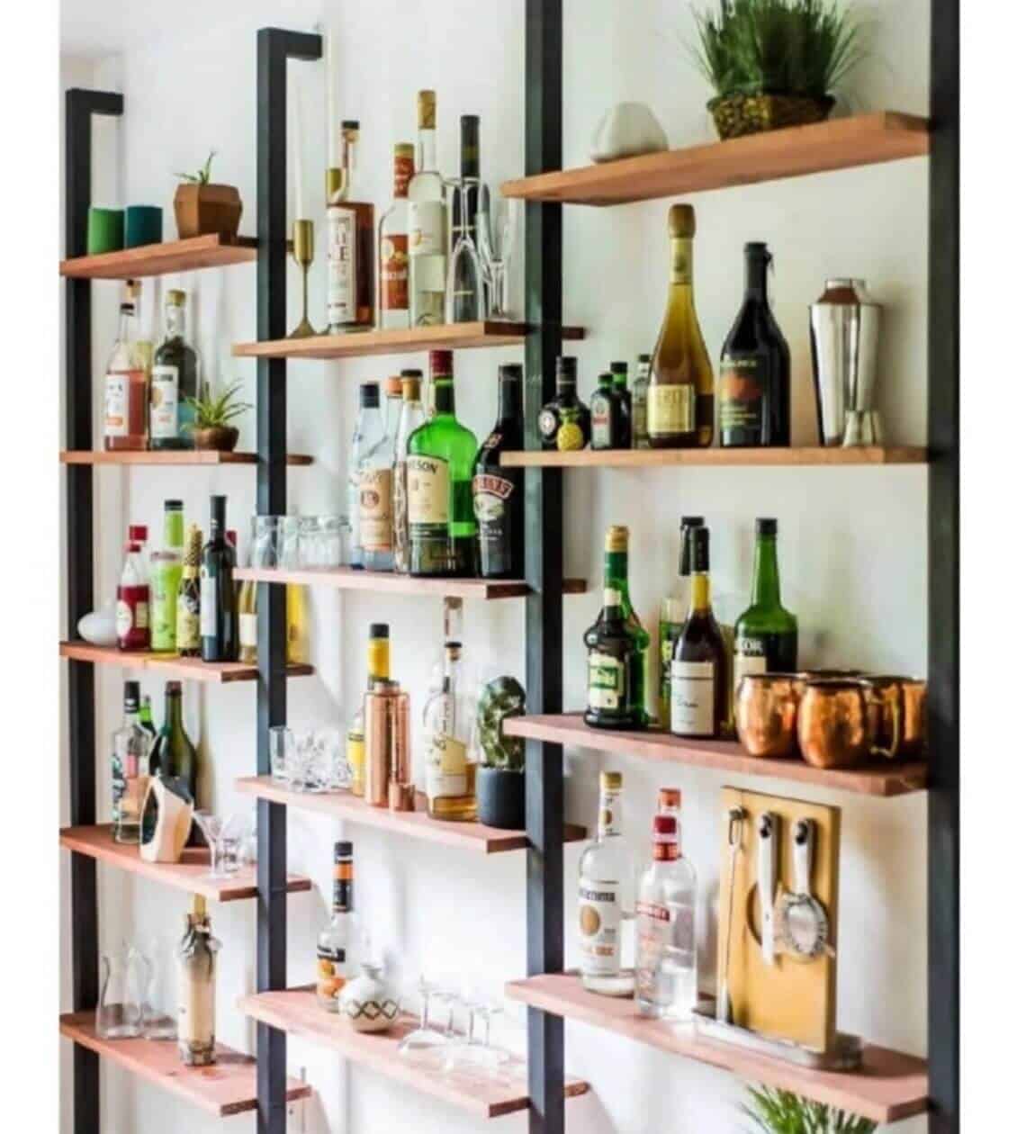 bookshelf bar