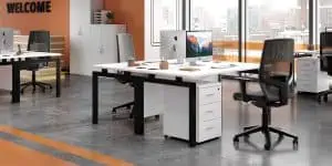 office furniture in white