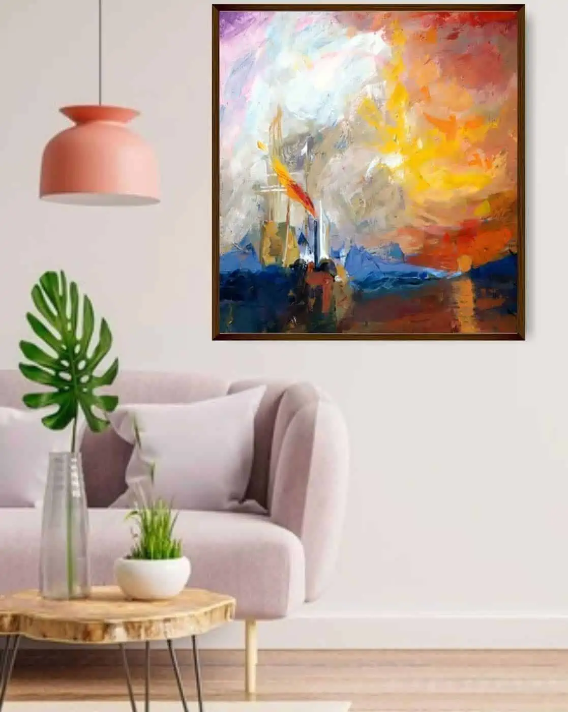 Abstract Print Painting Wall hanging Decor