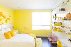 yellow bedroom colour