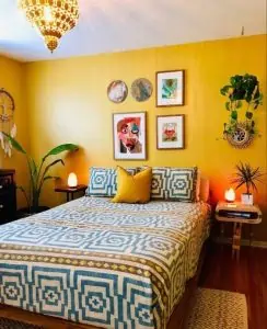 yellow bedroom colour