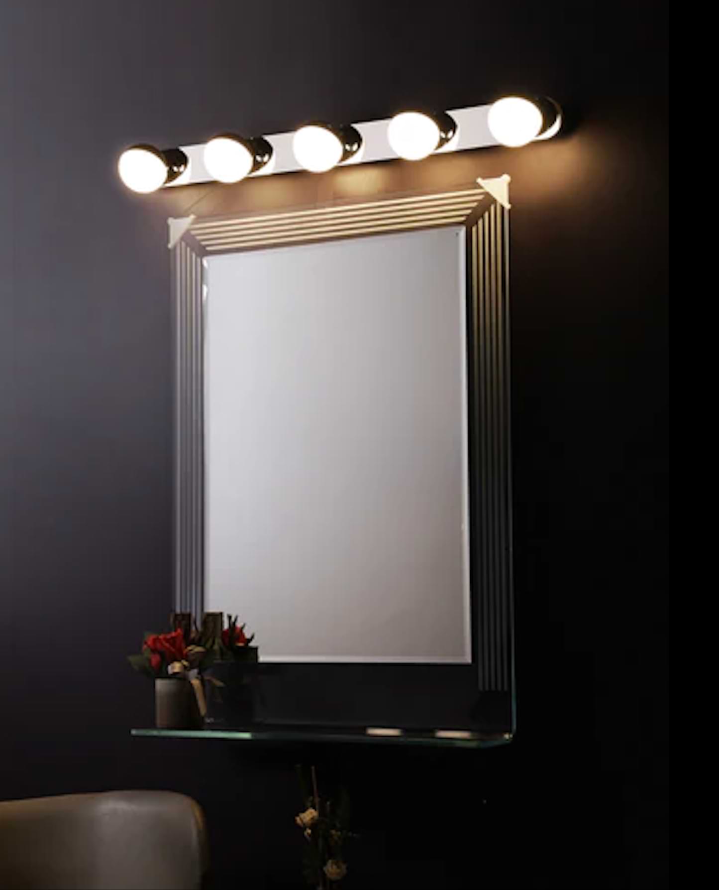 bathroom track illumination fixtures for vanity mirror