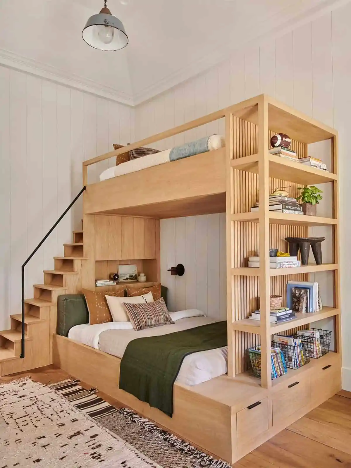 Bunk bed with storage