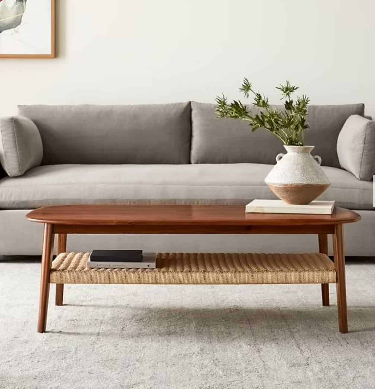 West Elm centre table design for modern living room