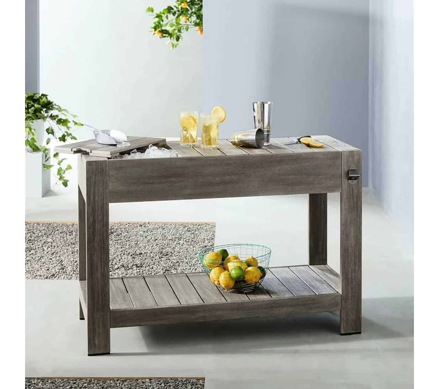 Garden bar console table