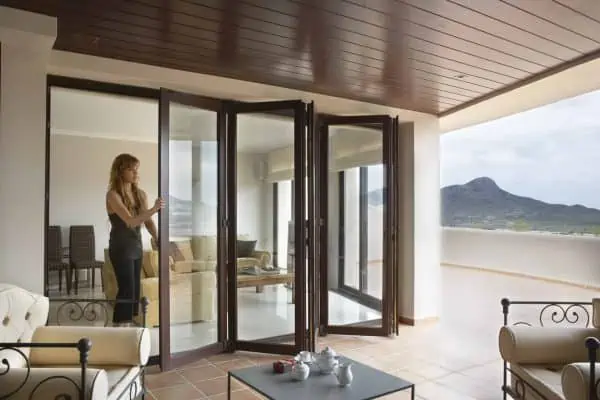 Deceuninck Bi-fold/ Outward Sliding Folding door system | Slide & Fold door system