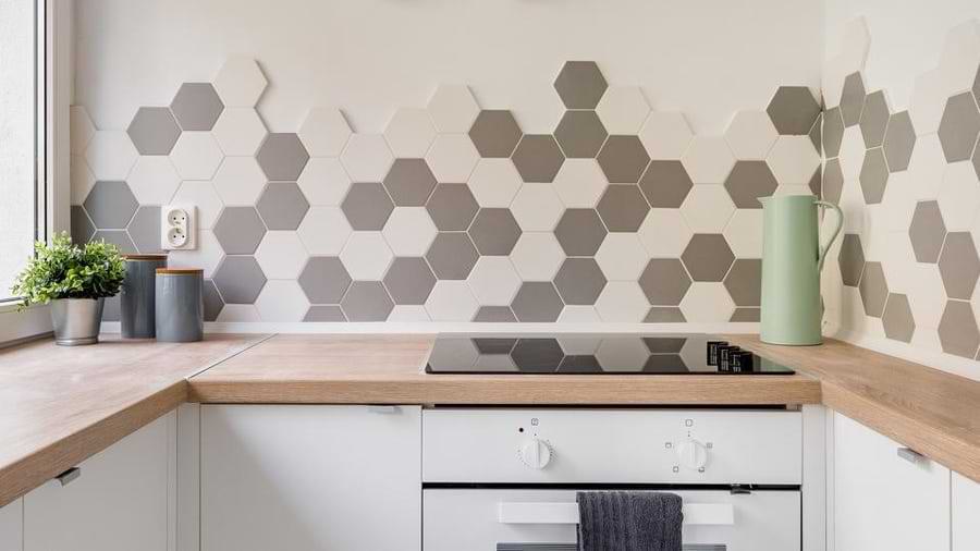Half wall tile design for living room, bathroom, kitchen