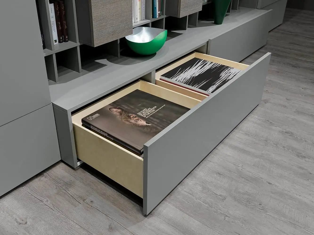Salice Futura drawer opening system | Furniture opening hardware