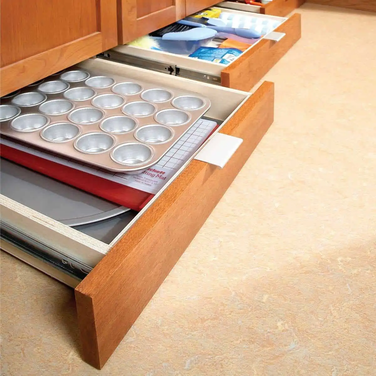 Multi Storage Drawer Organizer - Cardell Cabinetry