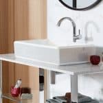 villeroy & boch antheus luxury collection's white titanceram countertop washbasin