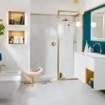 luxury bathroom concept using villeroy & Boch luxury sanitaryware & furniture collection - FINION