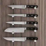 Salice knife system to hold knives on walls