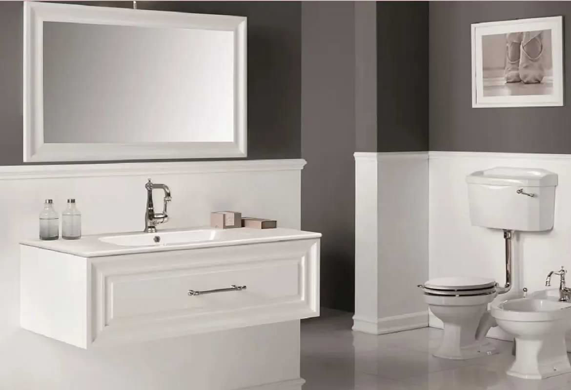 wall mounted bathroom vanity with under mount sink