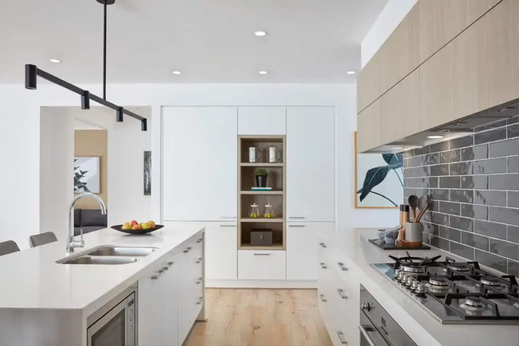 A well-maintained kitchen area.